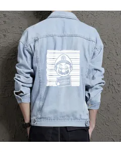 Men's Rg90 Denim Jacket - Gift for Him - Stylish Outerwear - Graduation Gift - Light Blue - Main View