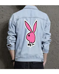 Men's Street Style Denim Jacket - Gift for Fashion Lover on Button Closure - Casual Meetups Style for Father's Day - Urban Men - Light Blue - Main View