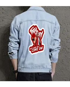 Men's Urban Jean Jacket - Gift for Husband on Casual Style - Campus Style Style for Congratulations - Millennials - Light Blue - Main View