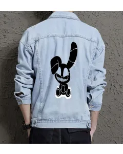 Men's Urban Jean Jacket - Perfect Present for Teenager - Minimalist Design - for Shopping Days - Birthday Gift - Light Blue - Main View