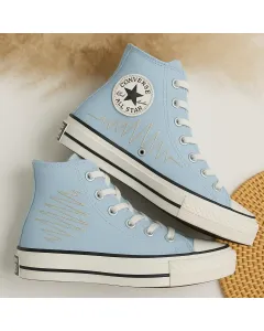 Panel Sneakers for Men and Women – Comfortable and for Casual Outings, Walking Adventures – Perfect Gift for Sneaker Enthusiasts - Custom Embroidered - Main View