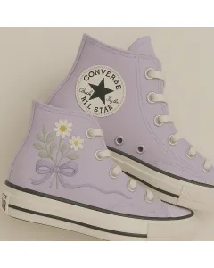 Petal Ribbon Bridesmaid Sneakers for Women – Comfort for Weddings, Parties – Perfect Gift for Bridesmaids - Custom Embroidered - Main View