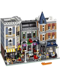 Assembly Square Modular Building Block Set – Premium Multi-Build City Landmark