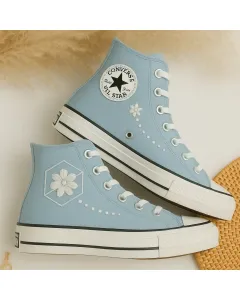 Sequin Sneakers for Women – Sparkle and Shine for Festivals, Parties – Perfect Gift for Fashionistas - Custom Embroidered - Main View