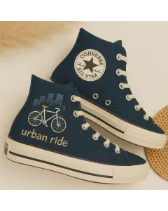 Stylish Urban Ride Sneakers for Men and Women – Comfortable Footwear for Everyday Wear, Casual Outings – Perfect Gift for Sneaker Enthusiasts - Custom Embroidered - Main View