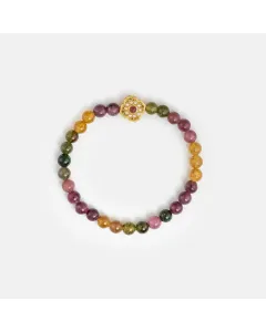 Tourmaline Healing Bracelet for Women – Energy-boosting Crystal Gift for Calmness, Daily Wear & Protection –  – Main View