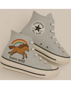 Wild Spirit Canvas Sneakers for Women, Festival Goers, and Nature Lovers – Comfort and Style for Festivals, Casual Walks, and Everyday Wear - Custom Embroidered - Main View