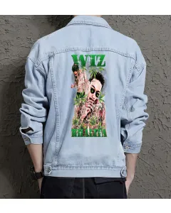 Wiz Jean Jacket for Men – Gift for Music Fans – Birthday Present - Light Blue - Main View