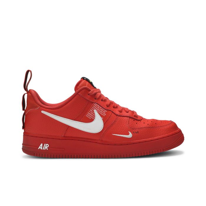Air Force One Utility Overbranding Red - Stylish Utility Sneakers