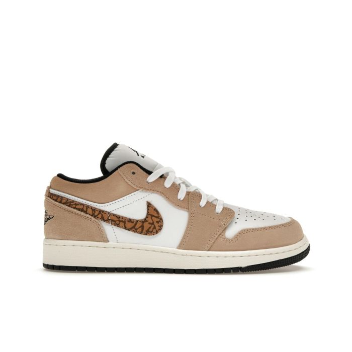 Air Jordan 1 Low SE (GS) “Brown Elephant” Kids Sneaker | DZ5368-201