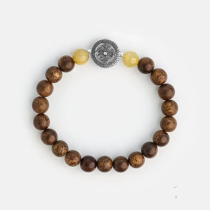 Handcrafted Agarwood Bracelet - Grounding Energy for Daily Wear, Meditation