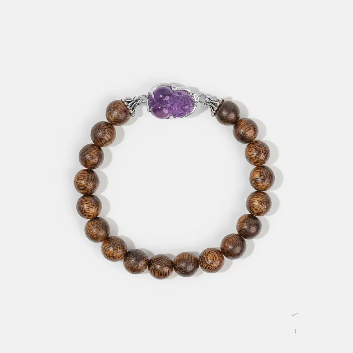 Handcrafted Natural Agarwood Bracelet for Spiritual Gift Buyers – Grounding Energy for Daily Wear, Meditation