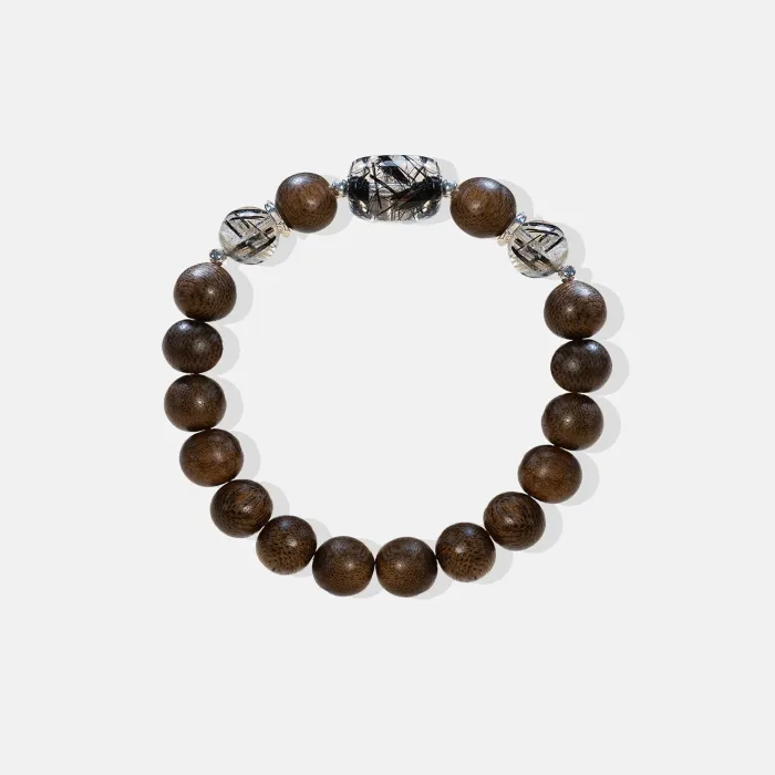 Handcrafted Natural Agarwood Bracelet for Spiritual Gift Buyers – Grounding Energy for Meditation, Daily Wear