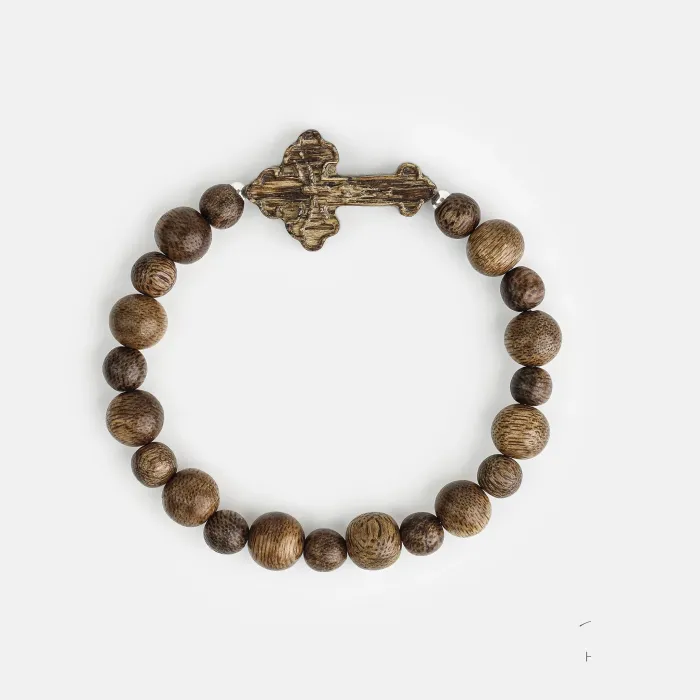 Handcrafted Natural Agarwood Bracelet - Grounding Energy for Meditation, Spiritual Gifts
