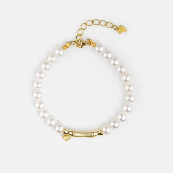 Japanese Akoya Pearl Healing Bracelet for Women – Elegant Energy Jewelry for Calmness, Gift-ready Healing Bracelet for Daily Wear, Meditation