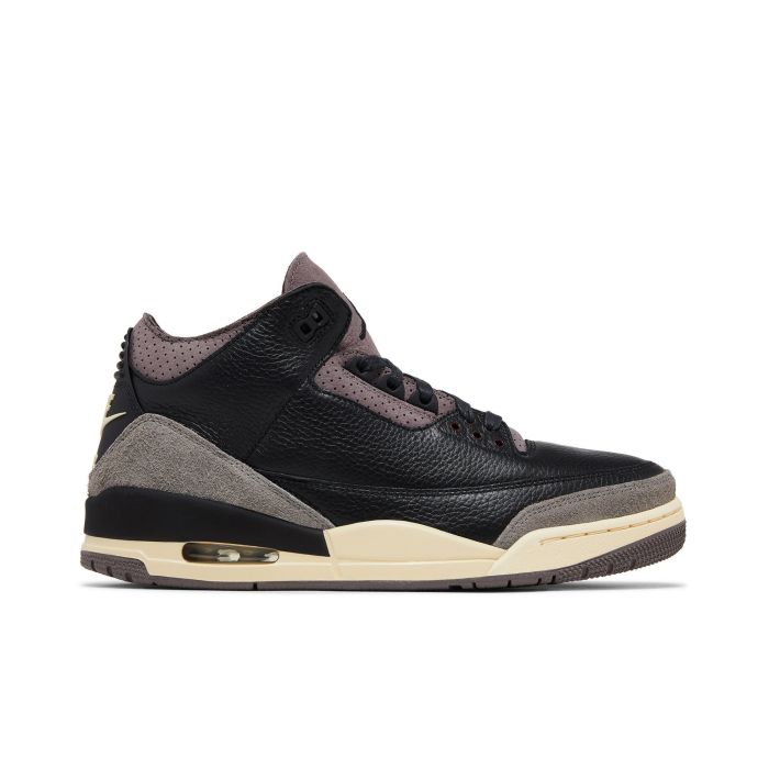 Air Jordan 3 Retro OG SP A Ma Maniére “While You Were Sleeping” Black/Flat Pewter/Violet Ore | FZ4811-001