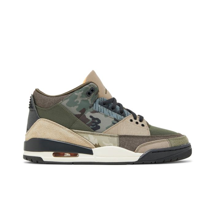 Air Jordan 3 Retro “Patchwork” Dark Hazel/Multi-Camo | DO1830-200
