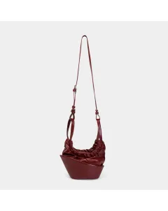 Bucket Bag for Women &ndash; PU Leather Shoulder Purse with Drawstring Closure, Adjustable Strap