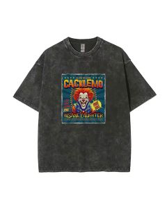 All Hail the Clown Unisex Teen T-Shirt - Summer Casual Flannel for School & Weekends | Birthday & Holiday Gift | Men's Oversized Style