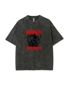 Braaap Dirt Bikes Unisex Teen T-Shirt - Casual Summer Wear for School & Weekends | Gift for Birthdays & Holidays | Men's Flannel & Oversized Style