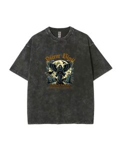 Graveyard Guardian Unisex Teen T-Shirt - School & Weekend Casual Wear | Birthday & Holiday Gift | Men's Flannel & Oversized Style