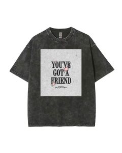 Friend Trend Text Graphic Unisex Teen T-Shirt - Summer Casual Wear | Gift for School & Weekends | Men's Oversized & Flannel Style