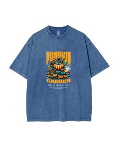 Pumpkin Garden Unisex Teen T-Shirt - Summer Casual Wear for School & Weekends | Birthday & Holiday Gift | Men's Flannel & Oversized Style