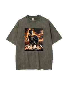 Achilles Unisex Teen T-Shirt - Summer Casual & Oversized Style for School, Weekends, Birthdays & Holidays | Flannel Gift for Men