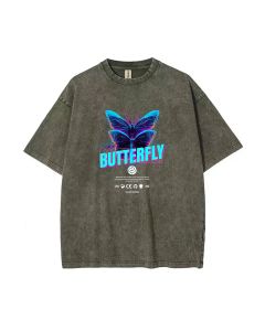 Butterfly 2 Teen T-Shirt - Summer Casual Wear for School & Weekends | Birthday & Holiday Gift | Unisex Men's Flannel & Oversized Style