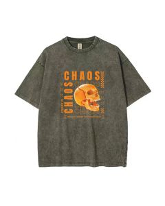 Chaos - Whispers Amidst Pandemonium Mineral Wash T-Shirt | Unisex Tee for Casual Wear, Summer, and Gifts | Beach Shirt with Cool & Classic Design