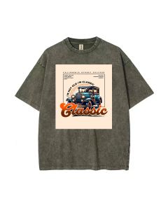 Classic Mineral Wash T-Shirt - Cool Beach Shirt for Unisex Teens - Perfect for Casual Wear, School, Gifts - Summer & Holiday Fave!