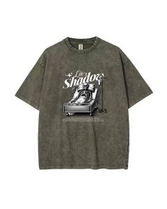 Life's Shadow Unisex Teen T-Shirt - Summer Casual Wear for School & Weekends | Gifts for Birthdays & Holidays | Men's Flannel & Oversized Style