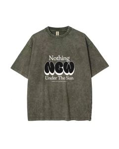 Nothing New Under The Sun Unisex Teen T-Shirt - School & Weekend Casualwear | Birthday & Holiday Gift - Men's Flannel Oversized Style