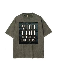 Totally Gothic Motivational Quote Tee - Unisex Teen T-Shirt for Summer School & Weekends | Birthday & Holiday Gift | Men's Flannel & Oversized Style