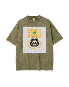 Bones on Board Unisex Teen T-Shirt - Perfect for School & Weekends | Birthday & Holiday Gift | Men's Flannel & Oversized Style - Summer Casual Wear