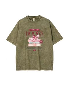 Books Unisex Teen T-Shirt - Summer Casual Wear for School & Weekends | Gift for Teens | Men's Flannel & Oversized Style | Birthday & Holiday