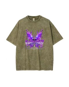 Unisex Teen Butterfly T-Shirt - Summer Casual Wear for School & Weekends | Birthday & Holiday Gift | Men's Flannel & Oversized Style