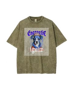 Energetic Unisex Teen T-Shirt - Casual Summer Wear for School & Weekends | Perfect Birthday & Holiday Gift | Oversized Flannel Style for Men