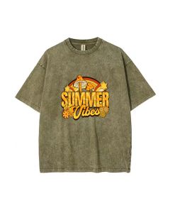 Groovy Retro Hippie Summer Vibes Unisex Teen T-Shirt - Casual School & Weekend Wear | Birthday & Holiday Gift | Men's Flannel & Oversized Style