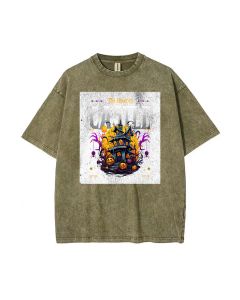 Haunted Castle Streetwear T-Shirt | Unisex Teen Summer Casual Tee for School & Weekends | Birthday & Holiday Gift | Men's Flannel & Oversized Style