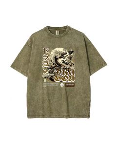 Mythical Dragon Unisex Teen Tee - Summer Casual for School & Weekends | Gift for Birthday & Holiday | Men's Flannel & Oversized Fit