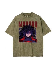 NARUTO V6- Mineral Wash T-Shirt - Unisex Teens Beach Shirt, Perfect for Casual Wear, School, or Gifting - Cool and Classic T-Shirt Option!