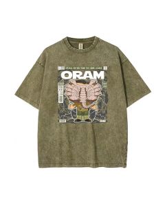 Oram Mineral Wash T-Shirt: Cool, Classic Beach Shirt for Unisex Teens | Perfect Casual Wear for Summer Holidays or School | Affordable T-Shirt