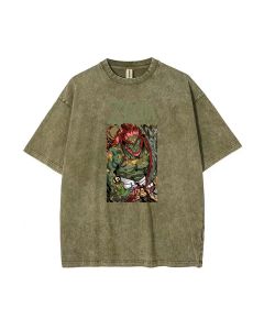 RETRO Zelda Mineral Wash T-Shirt: Beach Shirt for Unisex Teens - Cool & Classic T-Shirt for Casual Wear, School, Summer & Holidays