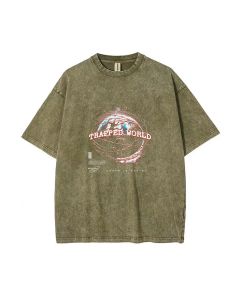 Trapped World Unisex Teen T-Shirt - Perfect for School & Weekends | Birthday & Holiday Gift | Men's Flannel & Oversized Style - Summer Casual Wear