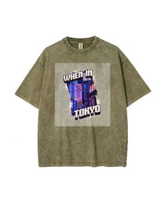 When in Tokyo Unisex Teen T-Shirt - Summer Casual Wear for School & Weekends | Birthday & Holiday Gift | Men's Flannel & Oversized Style