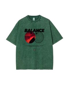 Balance Unisex Teen T-Shirt - Summer Casual Wear for School & Weekends | Gift for Birthdays & Holidays | Men's Flannel & Oversized Style