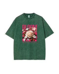 Bloom Streetwear Unisex Teen T-Shirt - Summer Casual for School & Weekends | Birthday & Holiday Gift | Men's Flannel & Oversized Style