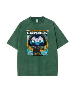 Cayde- Mineral Wash T-Shirt for Unisex Teens | Classic Cool Beach Shirt for Casual Wear, School, and Gifts | Summer & Holiday Must-Have