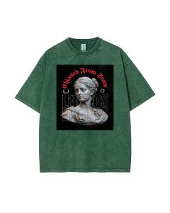 Chiseled From Stone Mineral Wash T-Shirt - Unisex Beach Shirt - Cool Classic Tee for Teens - Perfect for Casual Wear, School, Summer & Holidays!